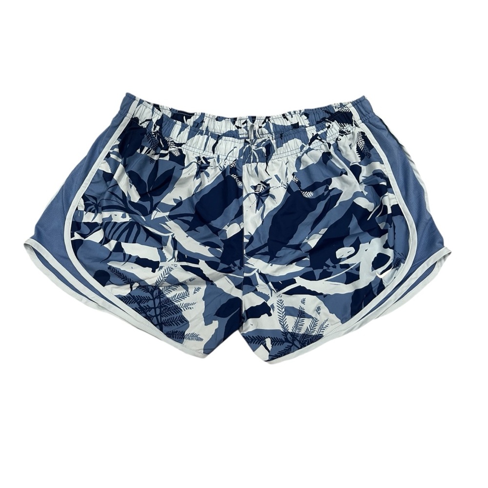 Women's Nike Dri-fit Running Shorts Floral Print Size XXL Swoosh Brief-Lined